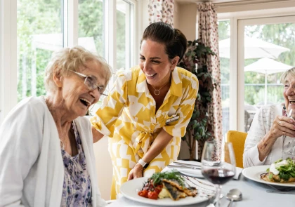person-centred care at Branksome Heights home bournemouth