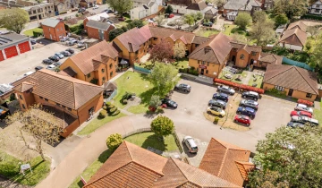 catchpole court care home ariel view
