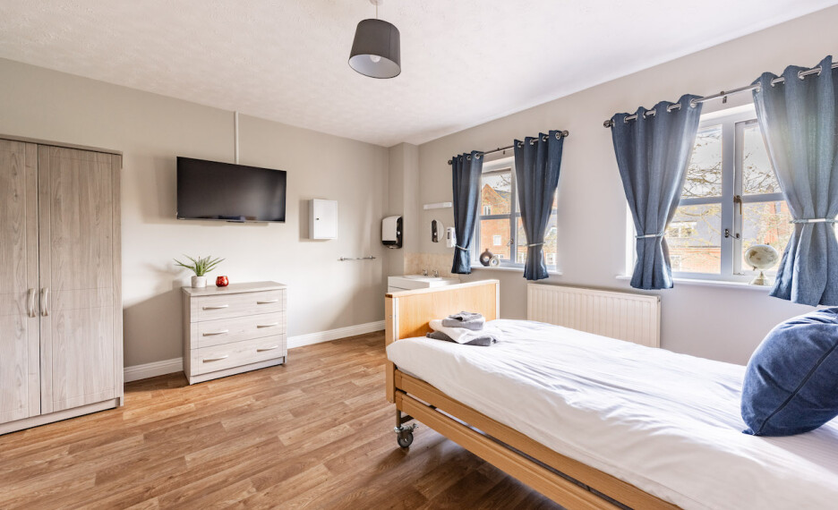 premium bedrooms at catchpole court care homes in sudbury