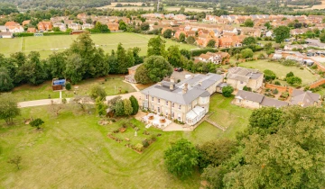 colne house residential care home aerial view
