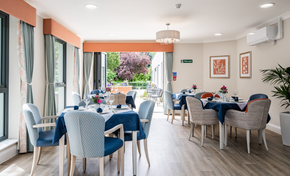 Modern luxury care settings at St Clements nursing home Norwich